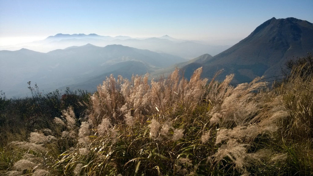 Вид с горы Цурумидакэ в Бэппу