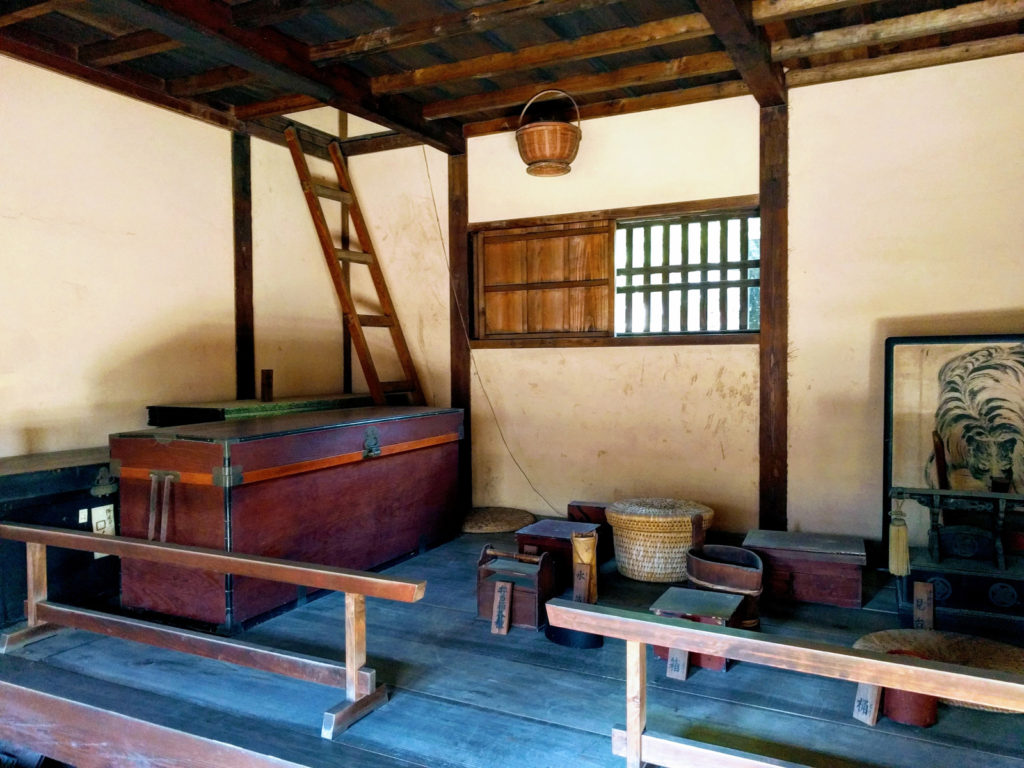 Interior of a Japanese nagaya room