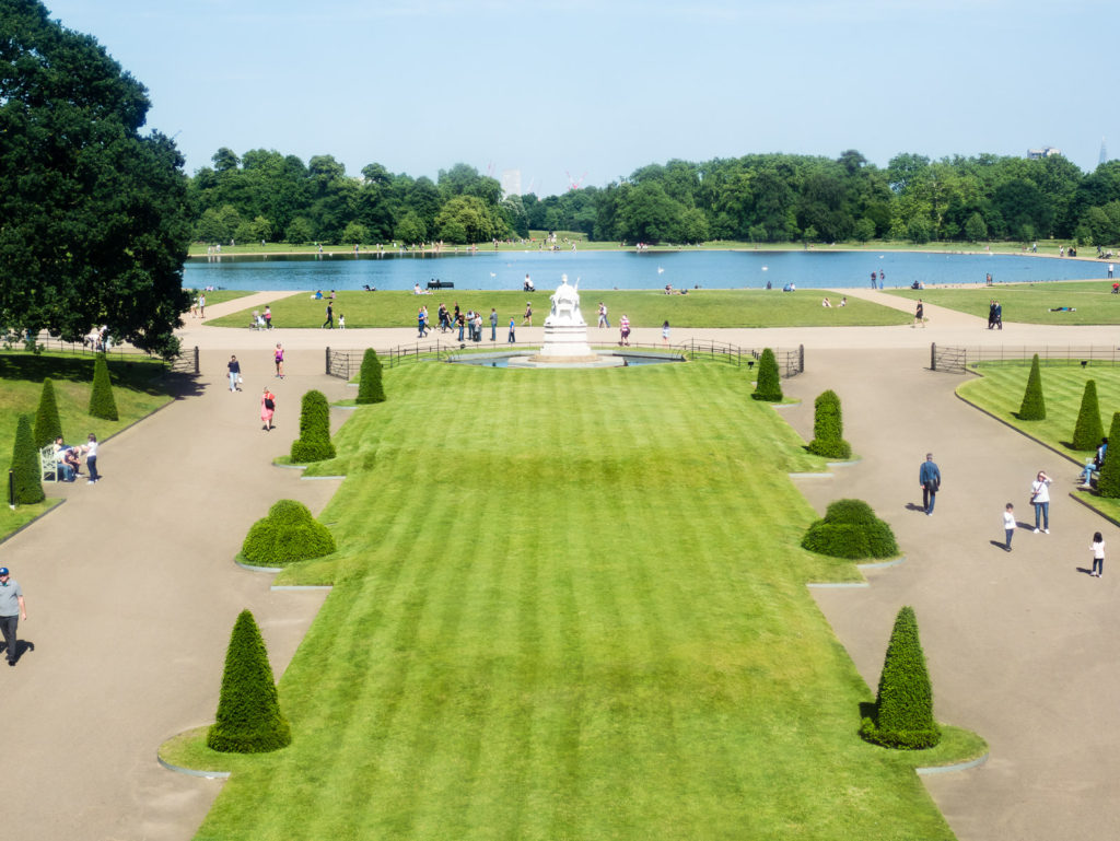 Kensington Palace, view out of the window