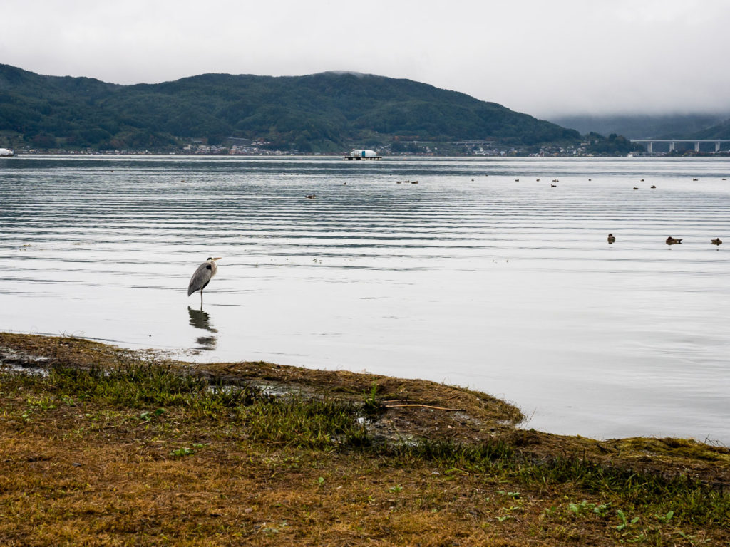 Lake Suwa, Nagano prefecture, Japan