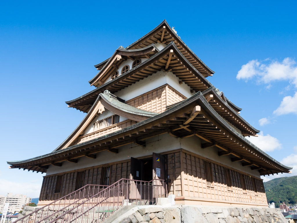 Takashima castle in Suwa, Nagano prefecture