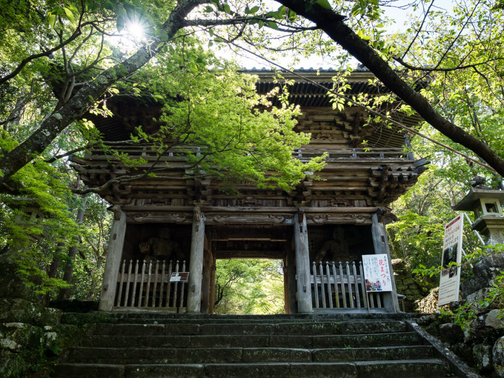 Ворота храма Тикуриндзи - город Коти, префектура Коти, остров Сикоку, Япония