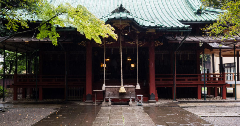 Святилище Хикава в токийском районе Акасака